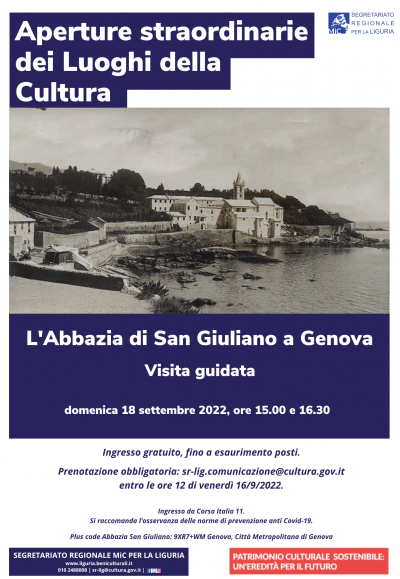 cover L'Abbazia di San Giuliano a Genova - Visita guidata